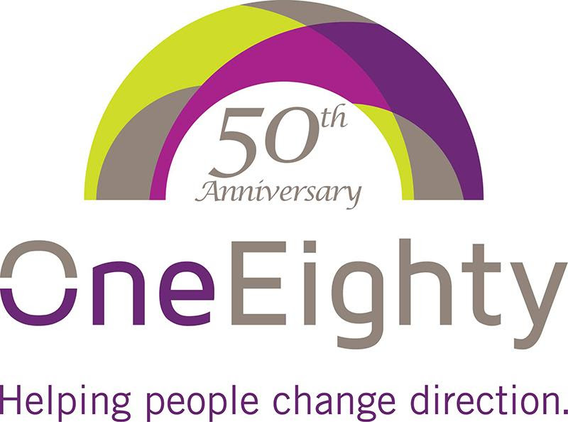 OneEighty 50th Anniversary Logo