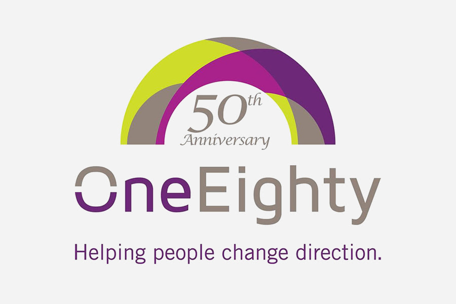 OneEighty 50th Anniversary Logo